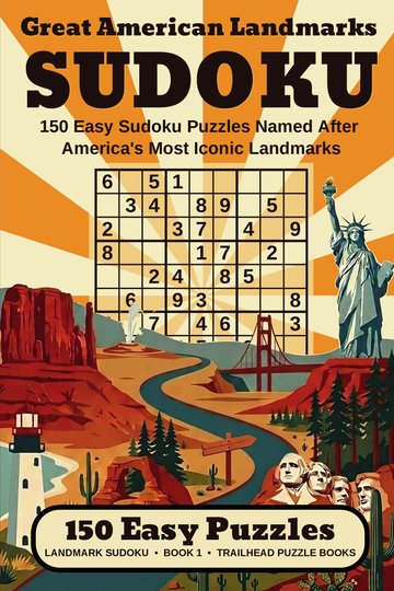 Cover of Great American Landmarks Sudoku